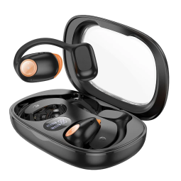 Juhtmevabad kõrvaklapid Hoco EA1 - Bluetooth, kuni 4 tundi, korpusega kuni 10 tundi - Must