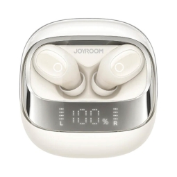 Juhtmevabad kõrvaklapid Joyroom DB2 - Bluetooth, SBC, kuni 7 tundi, korpusega kuni 42 tundi - Valge