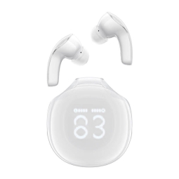 Wireless Earphones Acefast T9 - Bluetooth, SBC, up to 6.5 hours, with case up to 30 hours - White