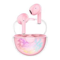 Wireless Earphones Onikuma T35 - Bluetooth, SBC, up to 3 hours, with case up to 11 hours - Pink