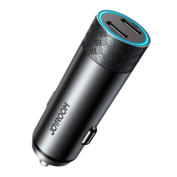 Car charger: 2xUSB-C, up to 50W (30W+20W), QuickCharge up to 20V 1.5A: Joyroom Cl13 - Black