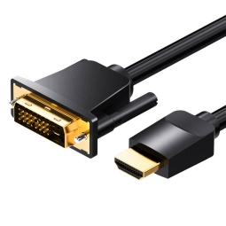 1m, HDMI - DVI-D kaabel, juhe