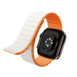 Strap for watch Apple Watch 42-49mm - Silicone: Hoco LD - Orange