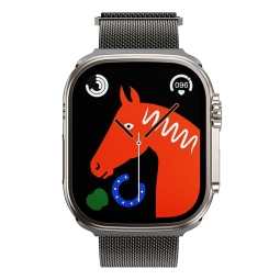 Ремешок для часов Apple Watch 42-49mm - Нержавеющая сталь: Hoco Milanese - Серый