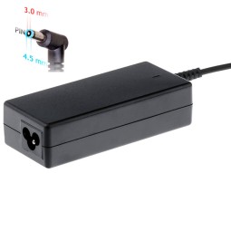 Original laptop, notebook charger 19.5V - 3.34A - 4.5x3.0mm - Short plug 9mm - up to 65W - Dell