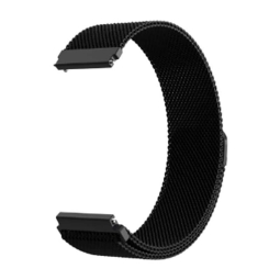 Ремешок для часов 22mm Нержавеющая сталь - Samsung Watch 44-46mm, Huawei Watch 46mm: Colmi Milanese - Чёрный