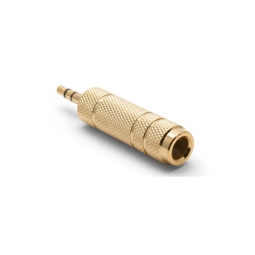 Adapter: Audio-jack, AUX, 3.5mm, male - Audio-jack, 6.35mm, female, PREMIUM