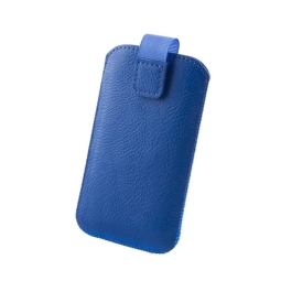 Чехол Универсальный чехол-кармашек 6.9" (внутри около: Samsung S20 Ultra) - Синий