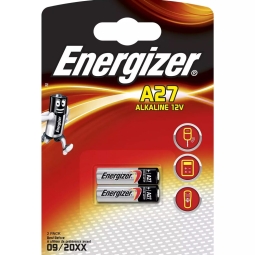 A27 leelispatarei, 2x - Energizer - A27 - V27A, GP27A, MN27, L828, 27A, LR27, LR27A, 8LR732