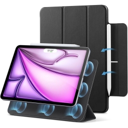 Чехол, обложка iPad Air 13 - 2024, 13" // iPad Pro 12.9 2022, 2021, 2020 - Чёрный