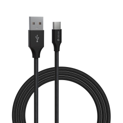 1m, USB-C - USB кабель: Deчерез Gracious - Чёрный