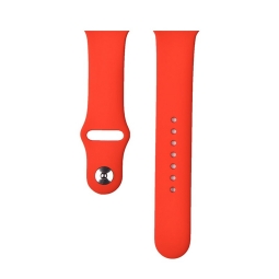 Kellarihm Apple Watch 42-49mm - Silikoon: Devia Deluxe Sport -  Punane