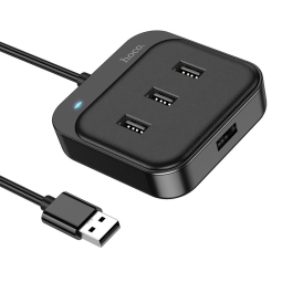 Jagaja USB 2.0 hub: 4xUSB 2.0, 1.2m: Hoco HB31 - Must