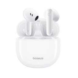 Wireless Earphones Baseus E13 - Bluetooth, up to 6 hours, with case up to 30 hours - White