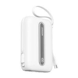 20000mAh Akupank 20W, Joyroom L012 - 1xUSB-C, 1xUSB, kaabel USB-C + Lightning, QuickCharge kuni 20W, SuperCharge kuni 22.5W - Valge