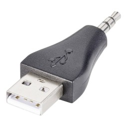 Adapter, üleminek: 3pin, Audio-jack, AUX, 3.5mm, pistik - USB, pistik