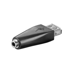 Adapter: 3pin, Audio-jack, AUX, 3.5mm, female - USB, female
