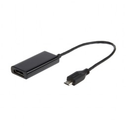 Адаптер: MHL: Micro USB 11pin, папа - HDMI, мама