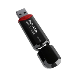 32GB флешка Adata UV150, USB 3.2 - Чёрный