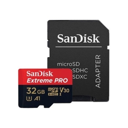 32GB microSDHC mälukaart Sandisk Extreme Pro, kuni W90/R100 MBaiti/s