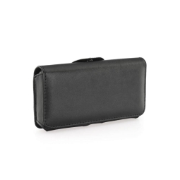 Case Cover belt pocket, Universal 6.1" (inside about up to 15.1 x 8.0 x 0.95 cm, iPhone 11, Samsung S20) - Black