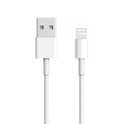 Deчерез кабель: 1m, Lightning, iPhone, iPad - USB