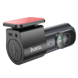 Car Dash Camera Hoco DV7, 2K 30fps 140o, 1.47"LCD - Black