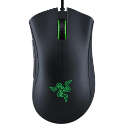 USB hiir Razer DeathAdder Essential, 6400DPI, 96g, RGB, 5 nuppu - Must