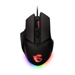 USB mouse MSI Clutch GM20 Elite, 6400DPI, 98-109g, RGB, 6 Buttons - Black