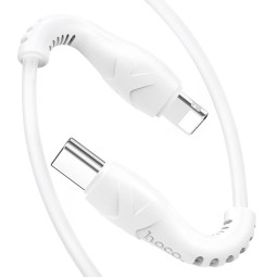 1m, Lightning - USB-C cable, up to 20W: Hoco X55 - White