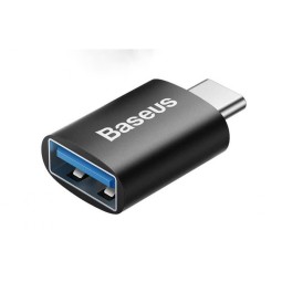 USB 3.1, мама - USB-C, папа, OTG адаптер, переходник, до 10Gbps: Baseus Ingenuity - Чёрный
