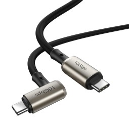 1.5m, USB-C - USB-C кабель, 4K60Hz 10Gbps USB3.1: Baseus Hammer USBv3.1 - Чёрный