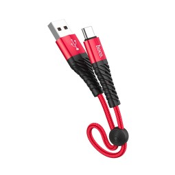 1m, USB-C - USB kaabel, juhe: Hoco X38 -  Punane