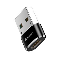 USB 2.0, male - USB-C, female, OTG adapter: Baseus Caaotg - Black