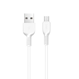 3m, Micro USB - USB cable: Hoco X20 - White