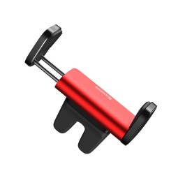 Air Vent Car Holder: Baseus Steel Cannon - Punane