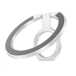 Кольцо держатель для телефона, металлические пластинки для Magsafe магнитных держателей: Hoco GM104 -  Серебристый