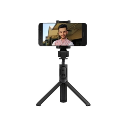 Селфи палка до 50cm, трипод до 46cm: Xiaomi Mi Selfie Stick Tripod Алюминий, Bluetooth - Чёрный