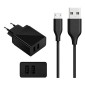 Charger Micro USB: Cable 3m + Adapter 2xUSB, up to 10W