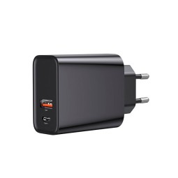 Charger 1xUSB-C + 1xUSB, up to 20W QuickCharge power adapter