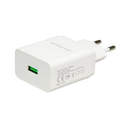 Charger 1xUSB up to 3A, Quick Charge up to 12V 1.5A: XO L36 - White