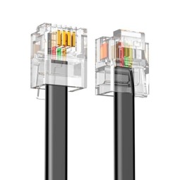 Võrgukaabel, internetikaabel: 3m, Telephone cable, RJ11, RJ14