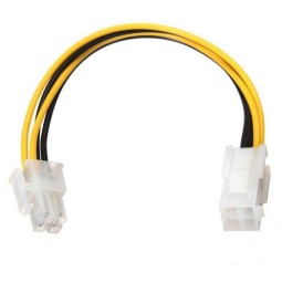 Компьютерный кабель, переходник: 0.30m, ATX 4pin: female - male