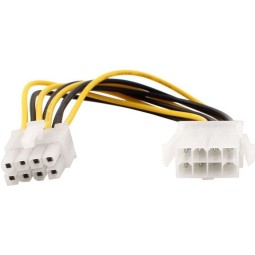 PC internal cable, adapter: 0.30m, ATX 8pin: female - male