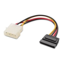 PC internal cable, adapter: 0.15m, Molex, male - Sata, female