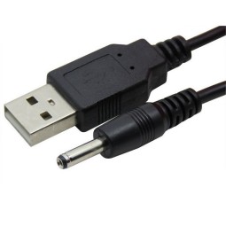 Juhe, kaabel: 0.9m, USB, pistik - DC 3.5x1.35mm, pistik