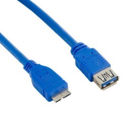 Cable: 5m, USB 3.0, female - Micro USB 3.0, male