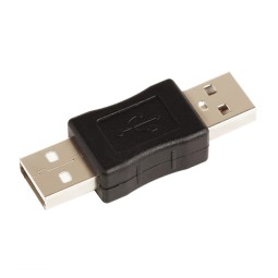 Adapter: USB: male - male