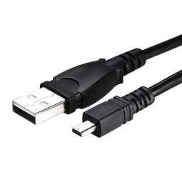 Cable: 1.5m, Mini USB, UC-E6, 8-pin, Nikon, FujiFilm, Olympus, Panasonic, Pentax, Sony - USB