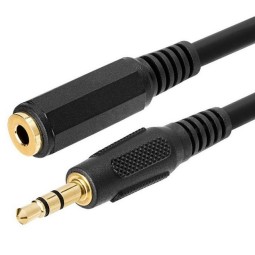 Cable: 3m, Audio-jack, AUX, 3.5mm: male - female